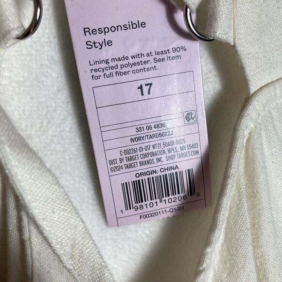 Womens Midi Slip Dress 17 Cream Linen Lace Tie Corset Coastal Cottage Milkmaid - Picture 12 of 12